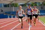 409 Niall Maguire (Derby AC) and 340 Ben Akin (Peston Harriers) under-20s 800 metres, Northern Championships, Sport City, Manchester